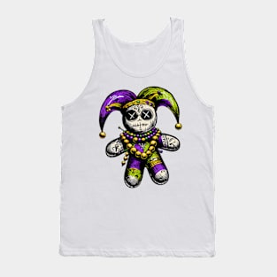 Mardi Gras Witch Doctor Goth Voodoo Doll Costume Tank Top